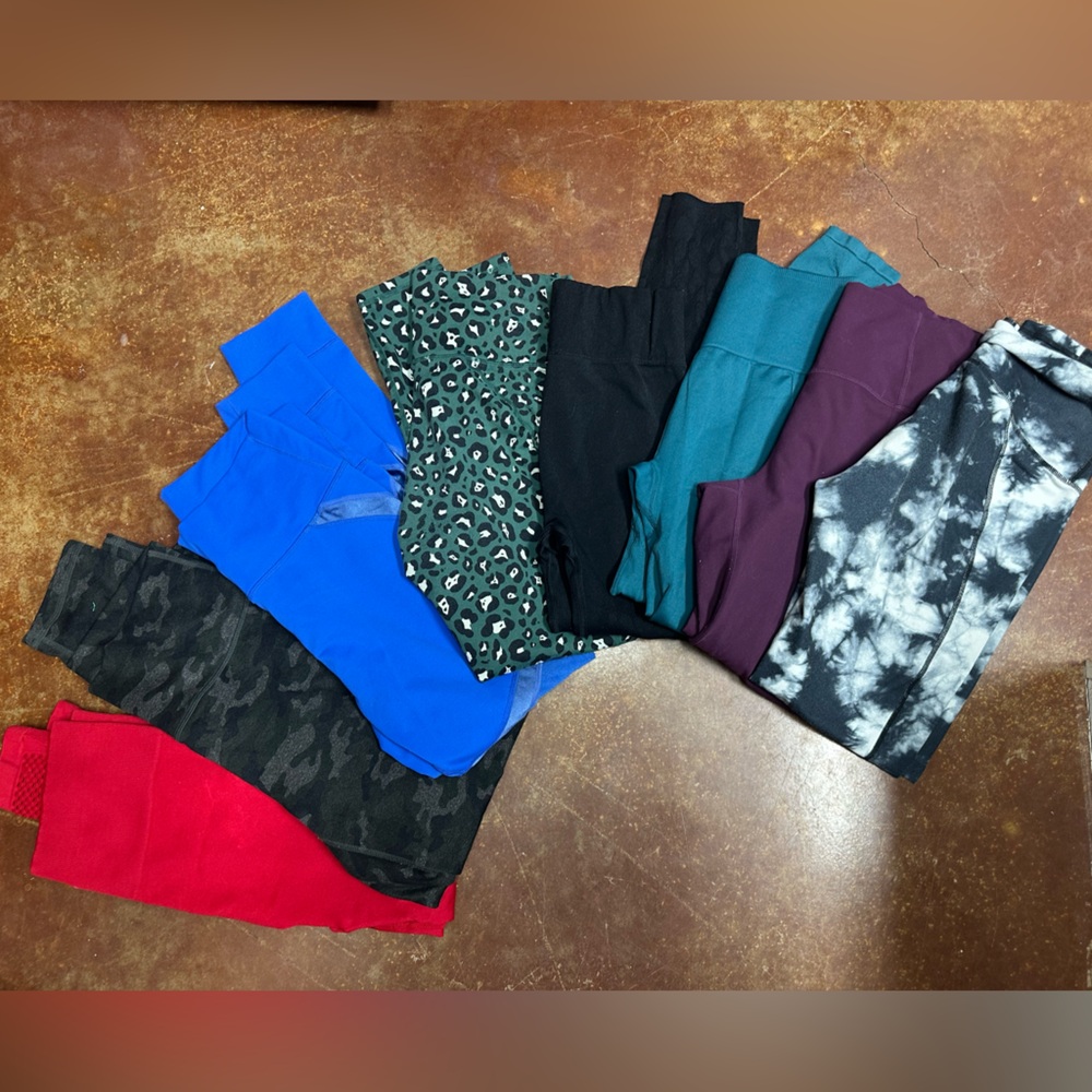 Fabletics Women's Leggings - Red, Blue, Green, Black, Purple, Patterned